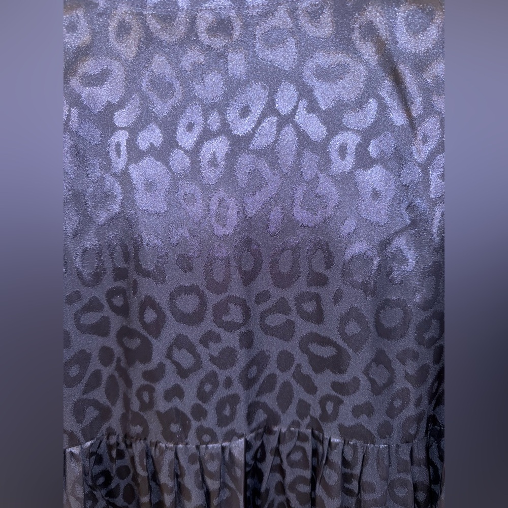 Umgee Blue Leopard Print Dress *EXCELLENT USED CONDITION* - Picture 3 of 8